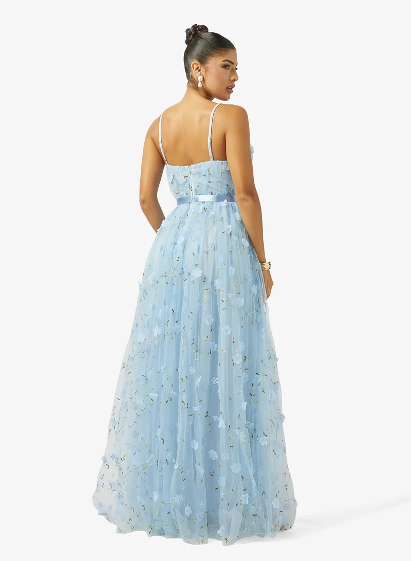 Ella Limited Edition Floral Lace A-line Dress